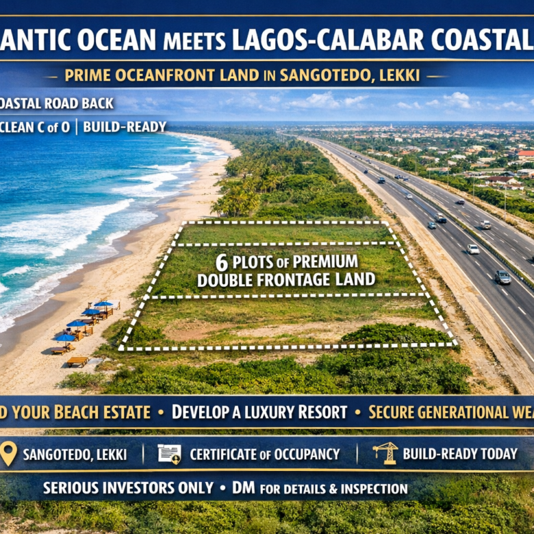 🌊 RARE PLOTS: Atlantic Ocean meets Lagos-Calabar Coastal Road